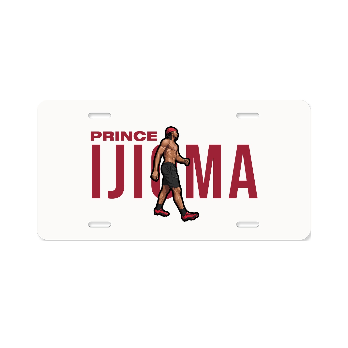 License Plate — Player Name in Classic