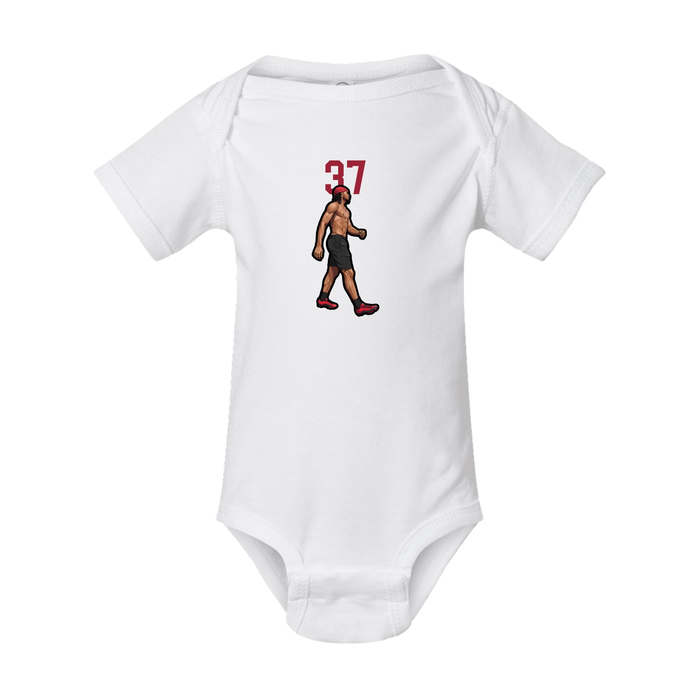 Baby Onesie — Number Top in White