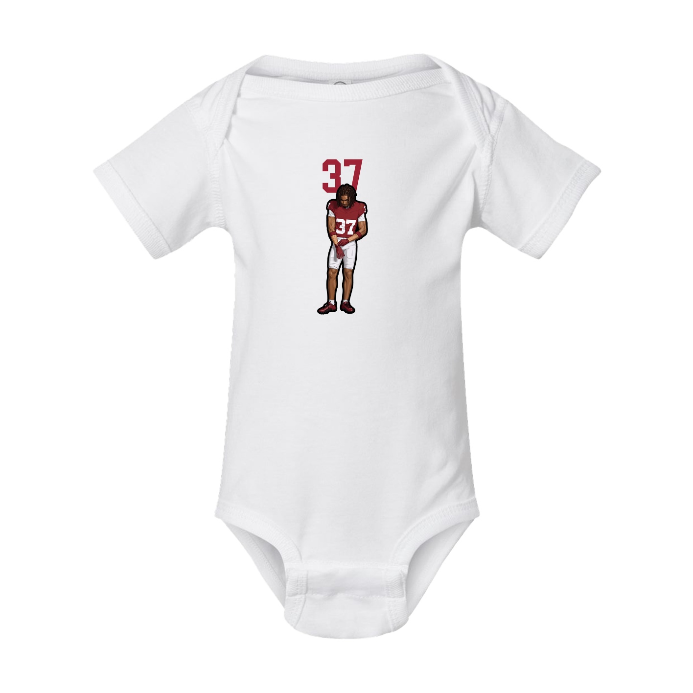Baby Onesie — Number Top in White