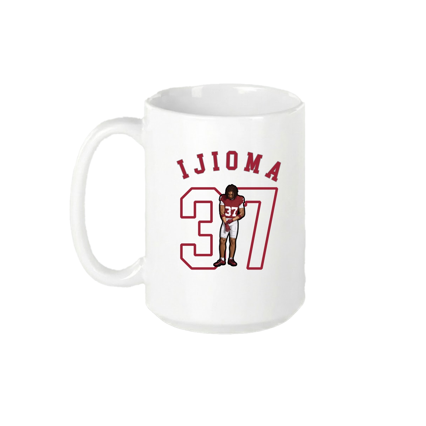 15oz Coffee Mug — Shirsey Arch in White