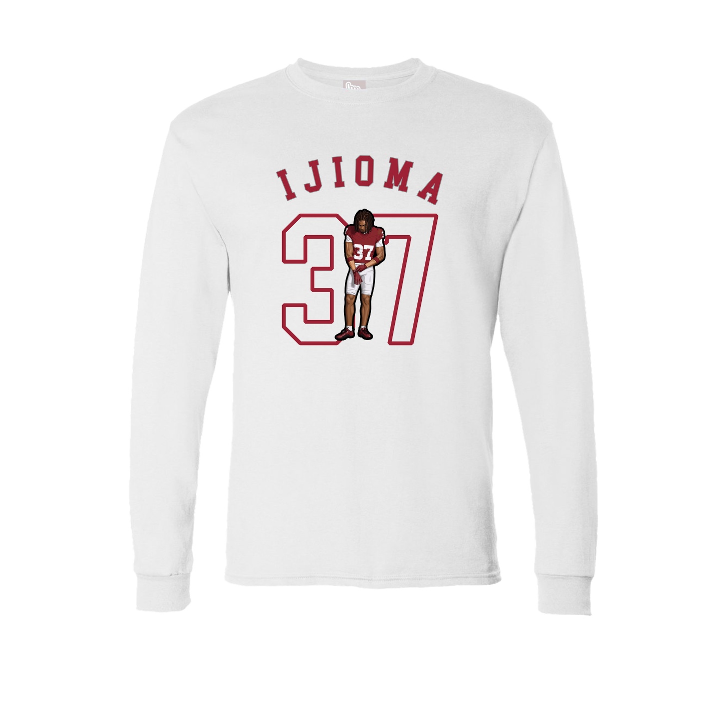 Long Sleeve Tee — Shirsey Arch in White