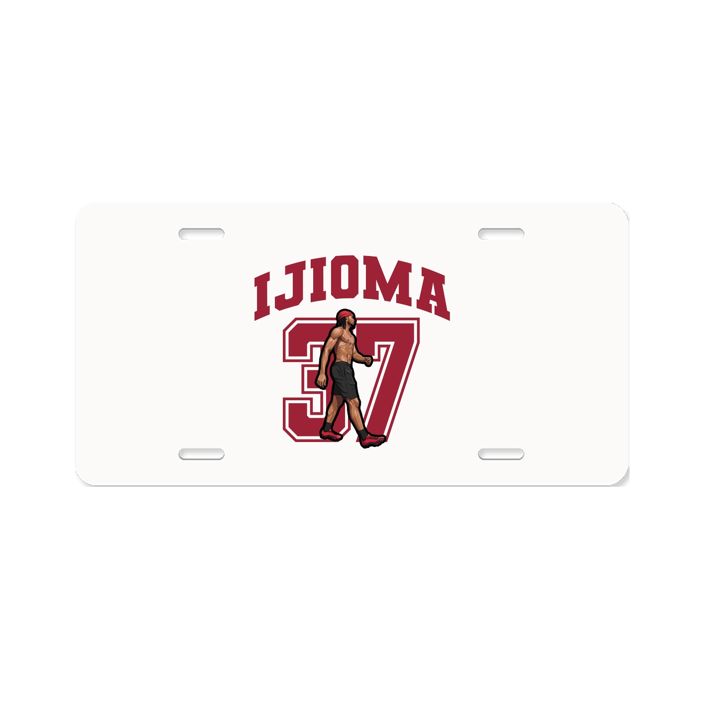 License Plate — Number in Classic