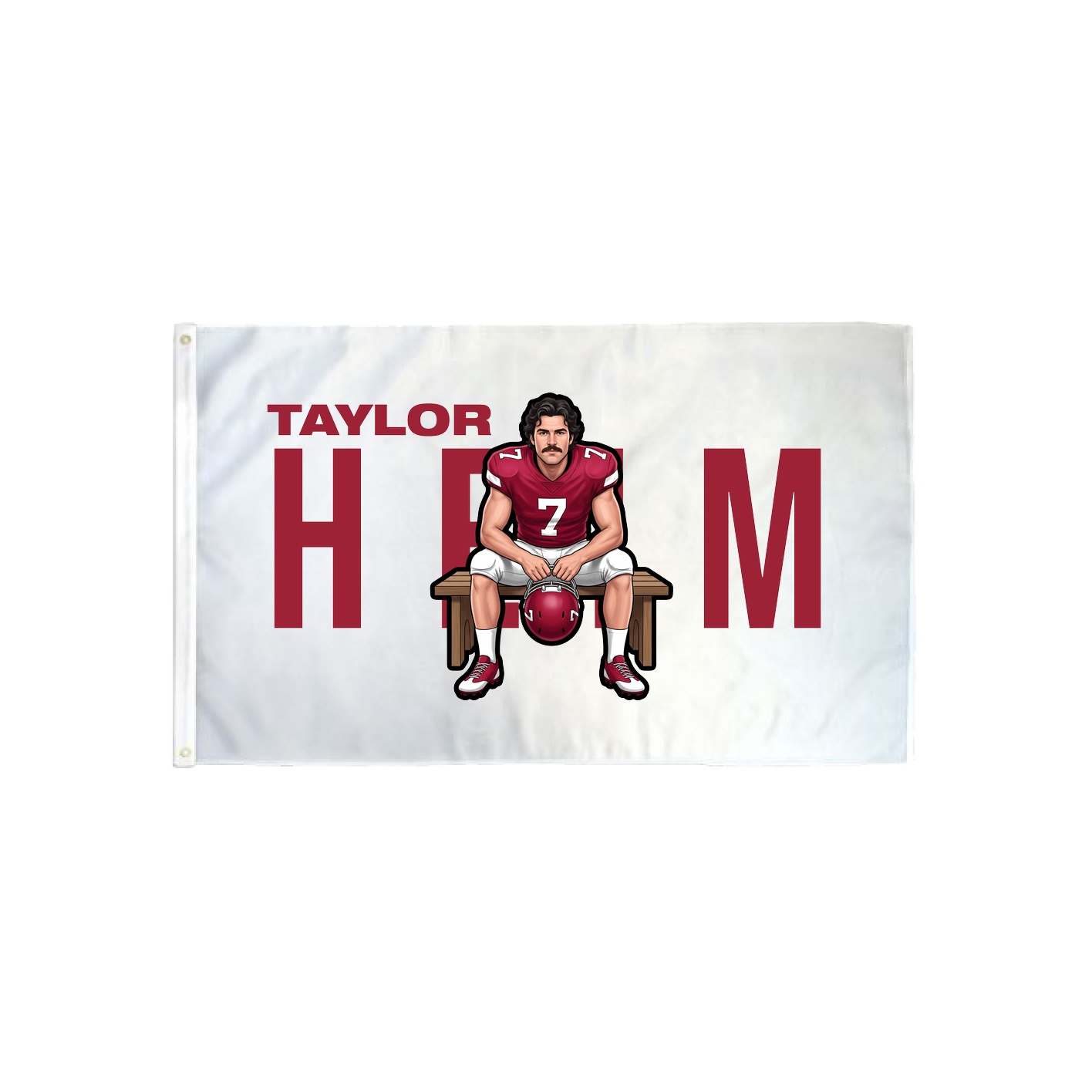 3x5 Flag — Player Name in Classic