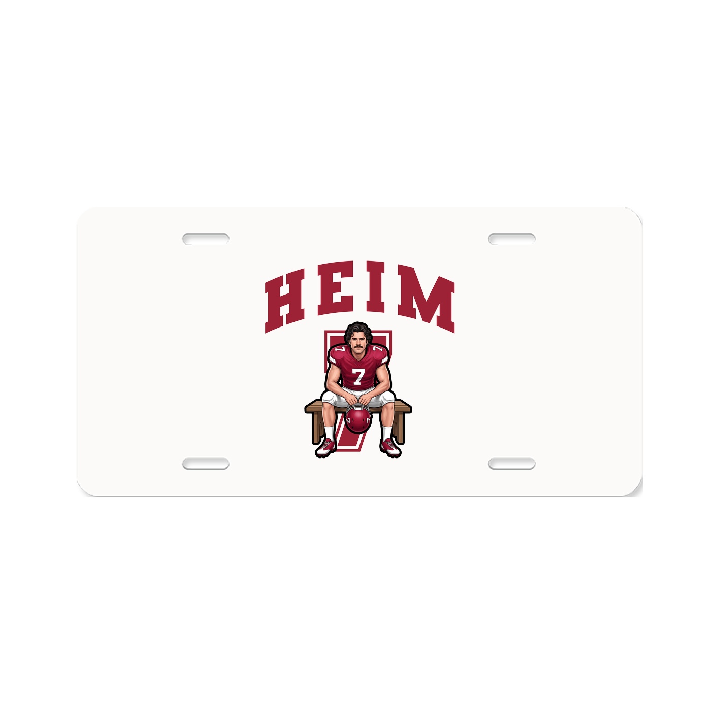 License Plate — Number in Classic
