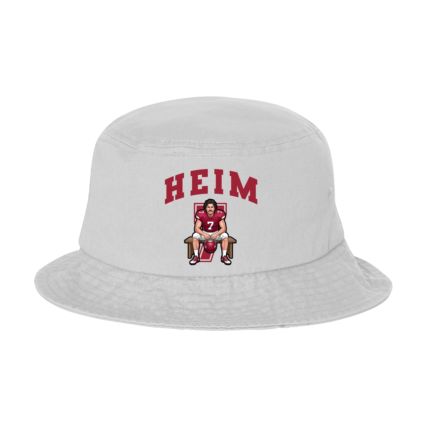 Bucket Cap — Number in White
