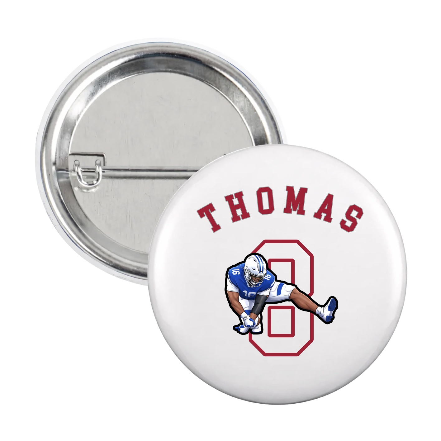 Game Day Button — Shirsey Arch in White