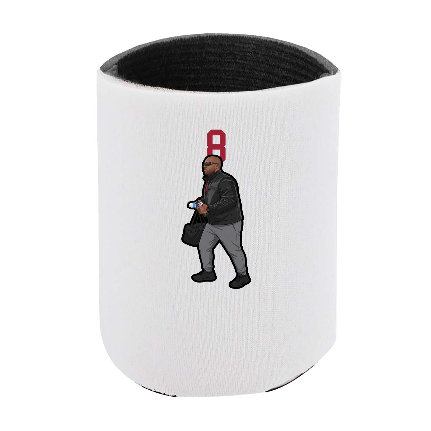 Can Holder — Number Top in White