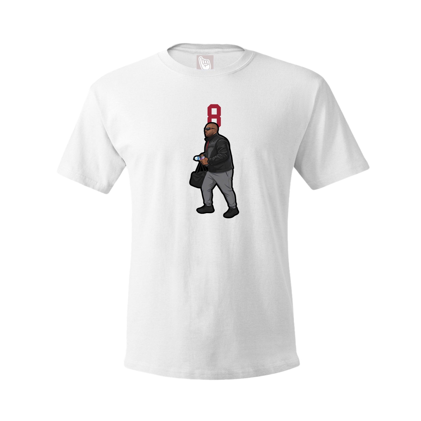 Tee — Number Top in White