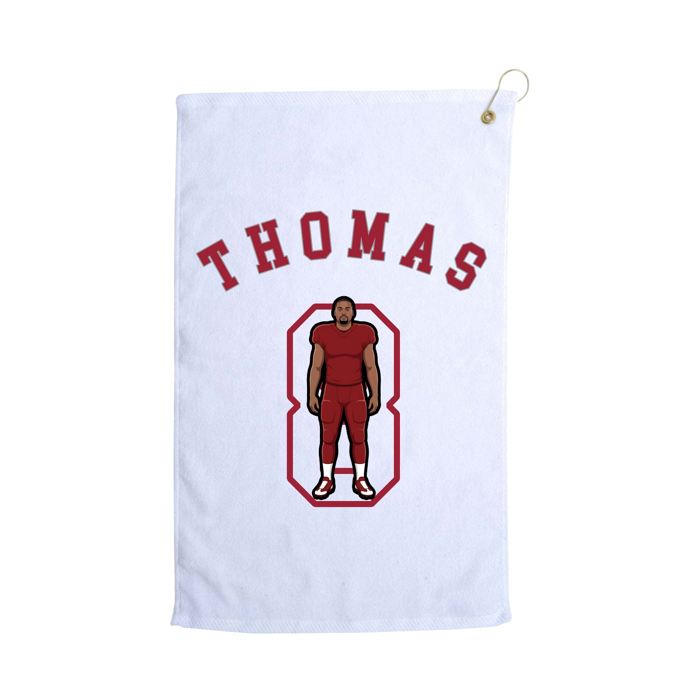 Golf Towel — Shirsey Arch in White