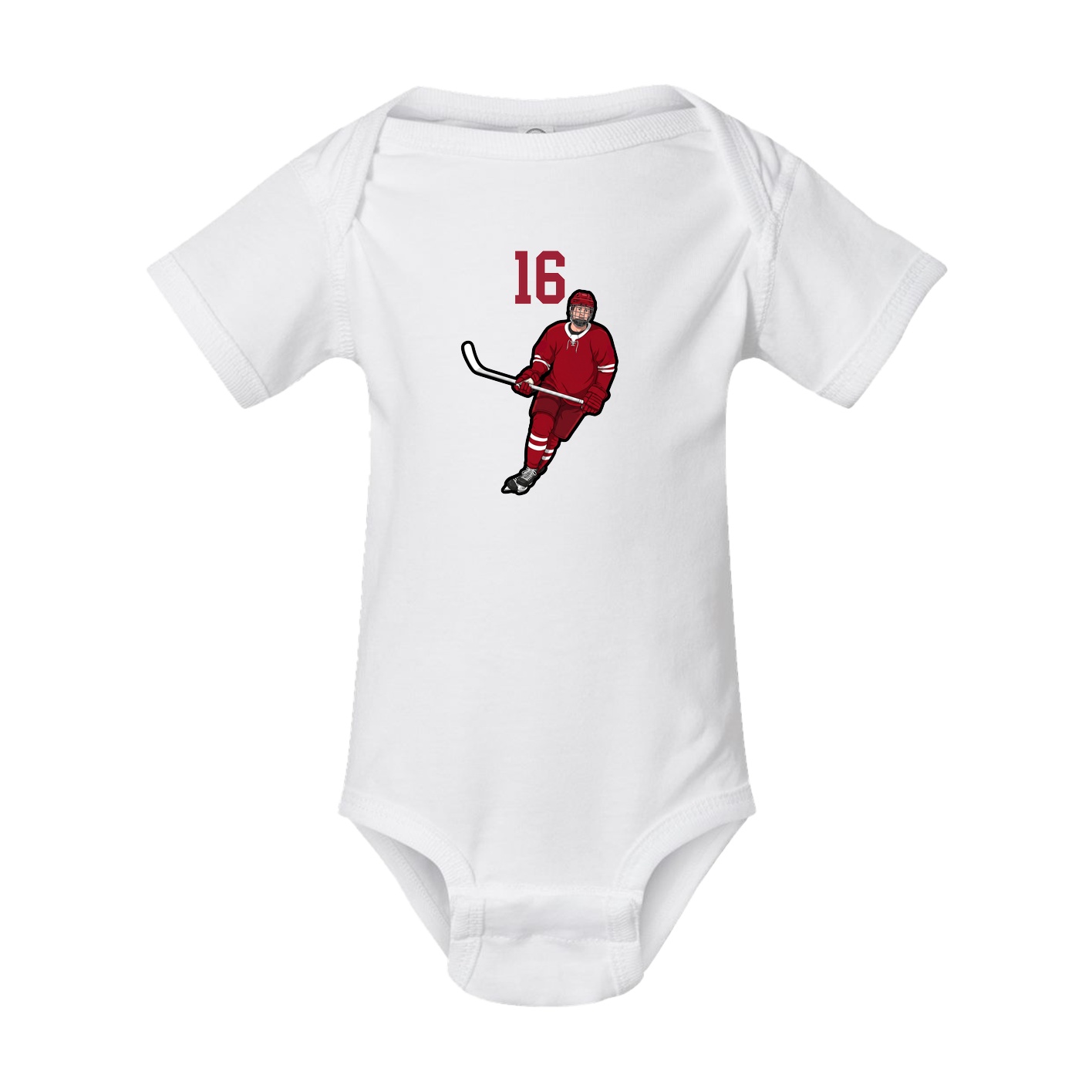 Baby Onesie — Number Top in White