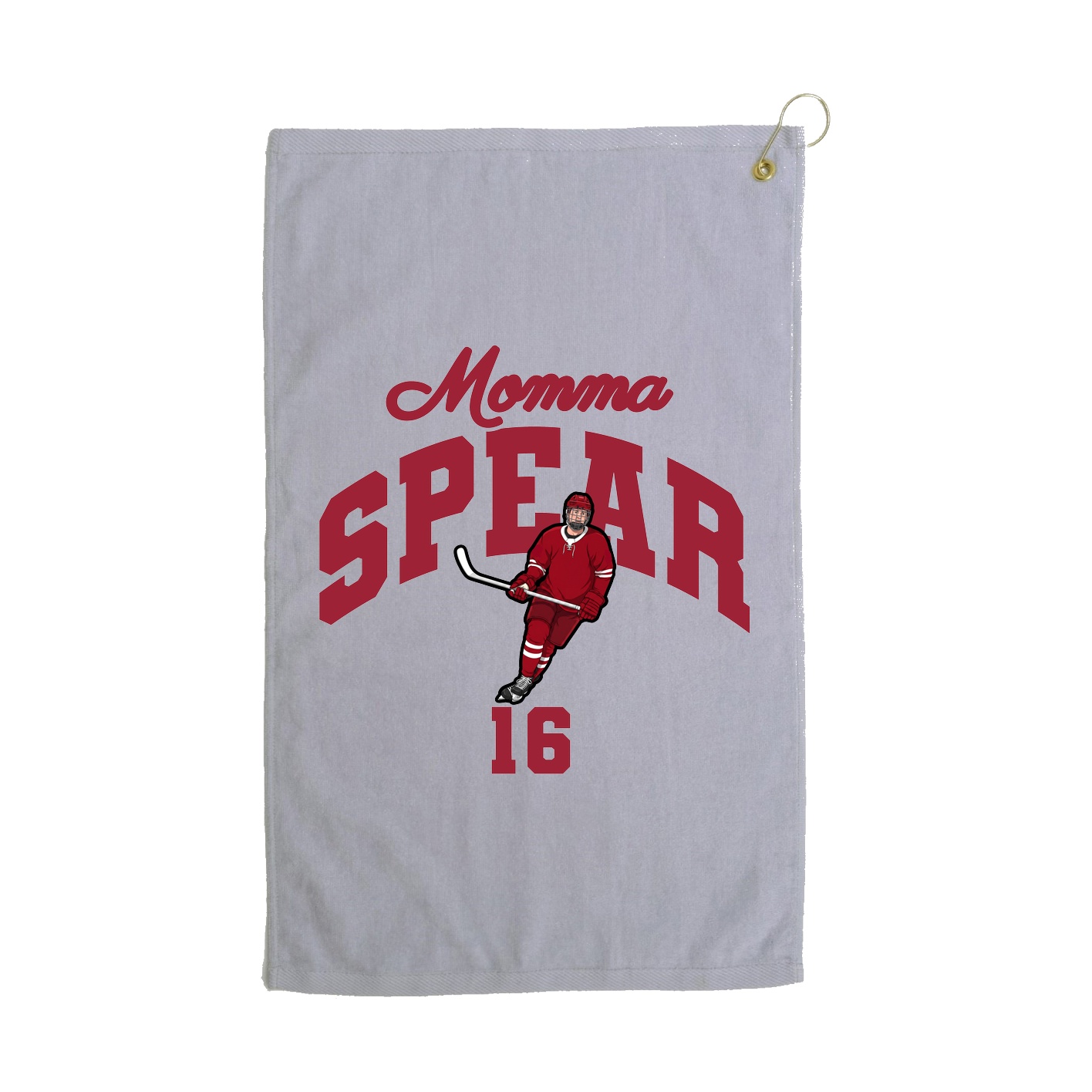 Golf Towel — Mothers Day Arch in Grey