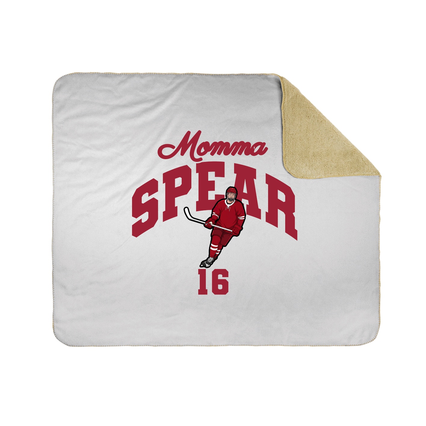 Throw Blanket — Mothers Day Arch in White