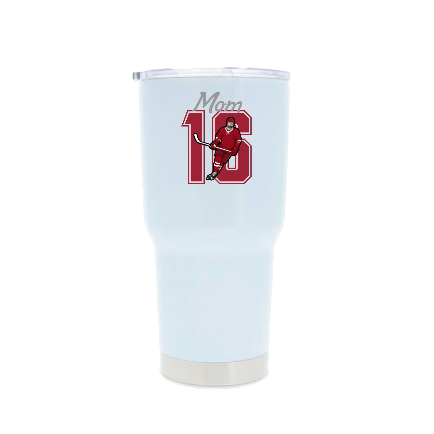 30oz Stainless Steel Tumbler — Mothers Day Shirsey in White
