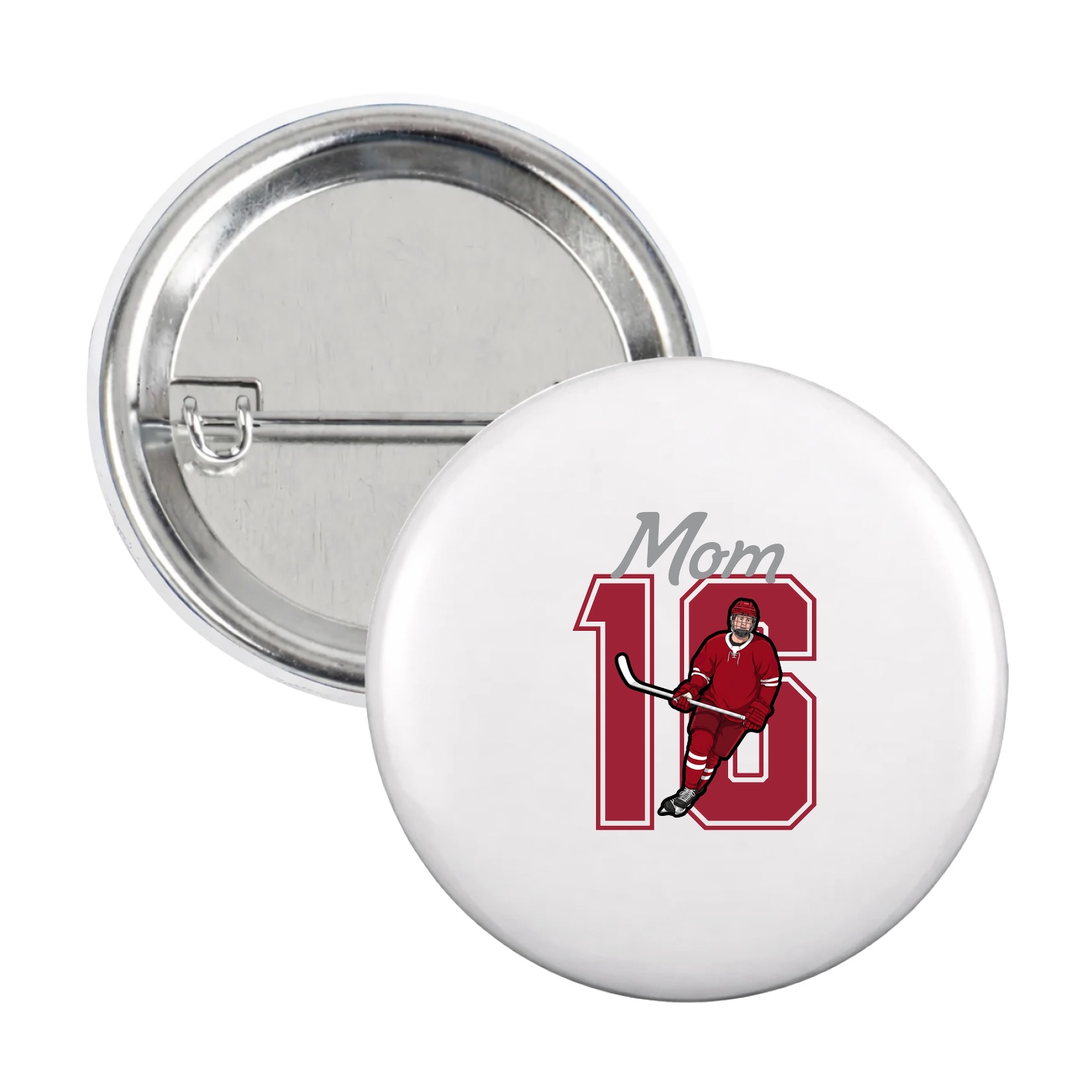 Game Day Button — Mothers Day Shirsey in White