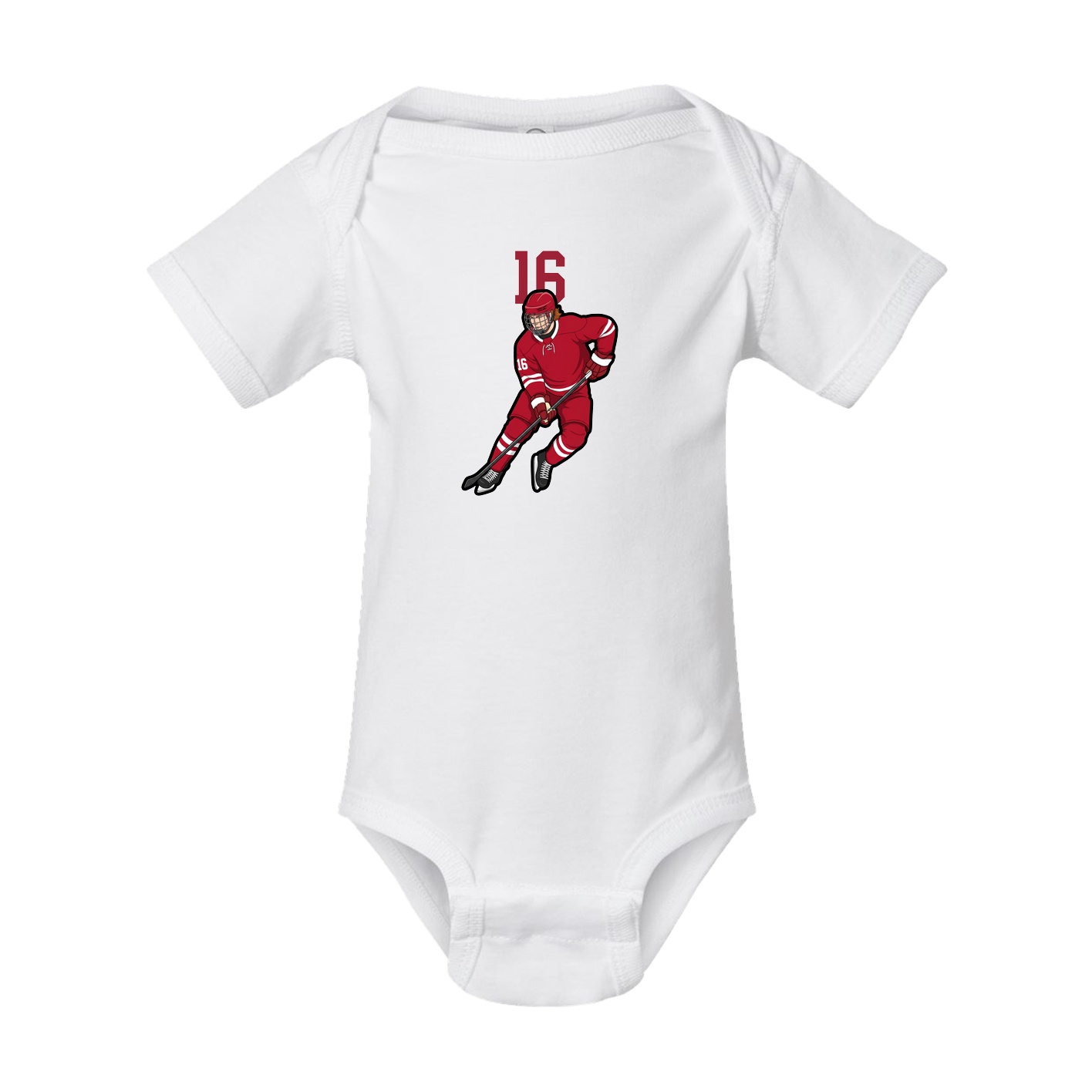 Baby Onesie — Number Top in White