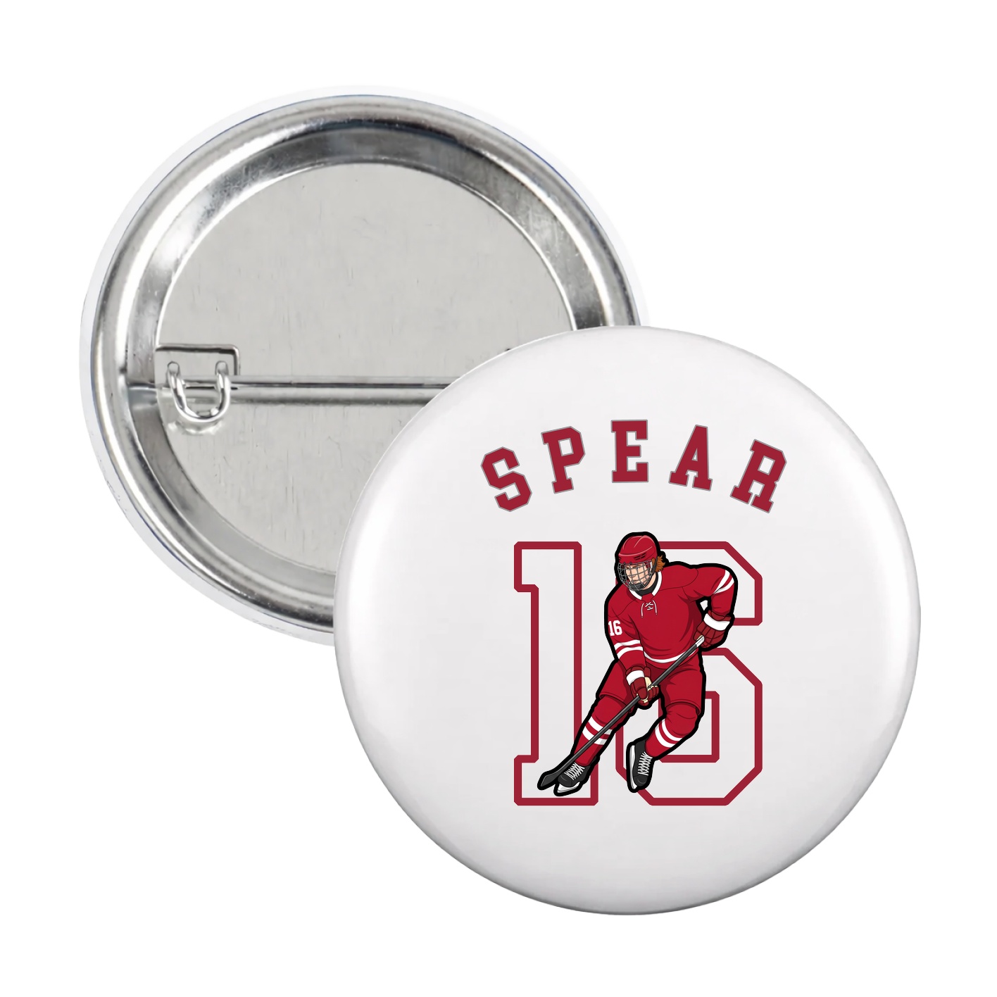 Game Day Button — Shirsey Arch in White