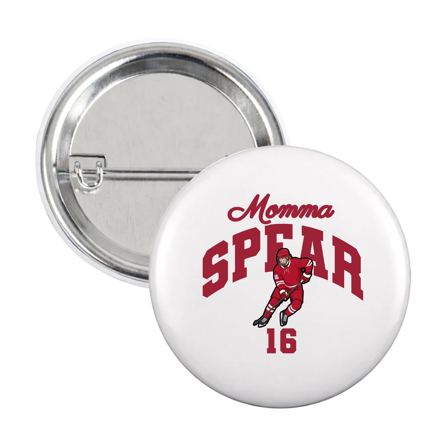 Game Day Button — Mothers Day Arch in White