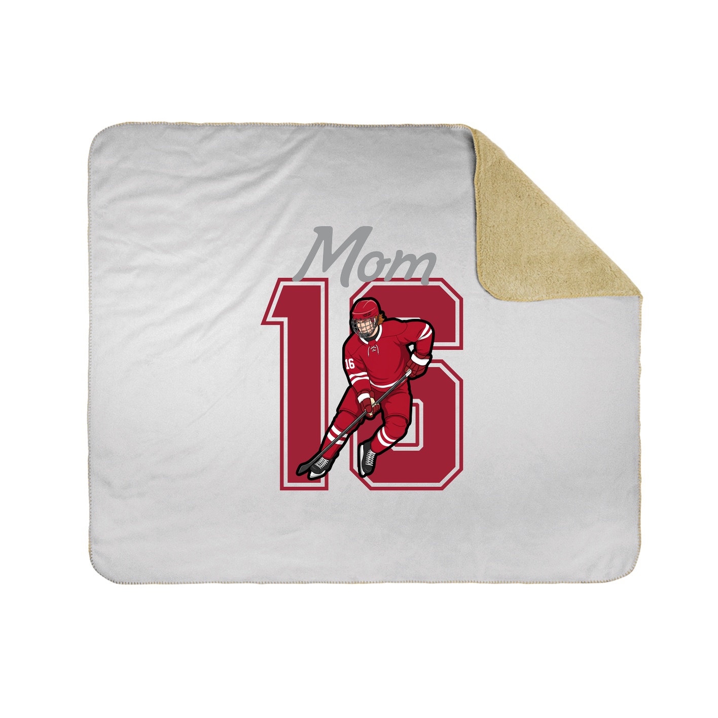 Throw Blanket — Mothers Day Shirsey in White
