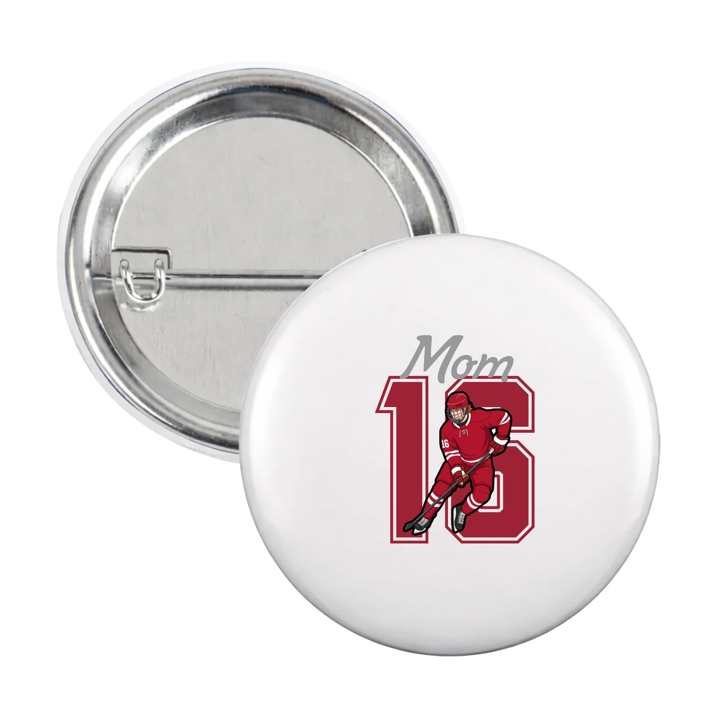 Game Day Button — Mothers Day Shirsey in White
