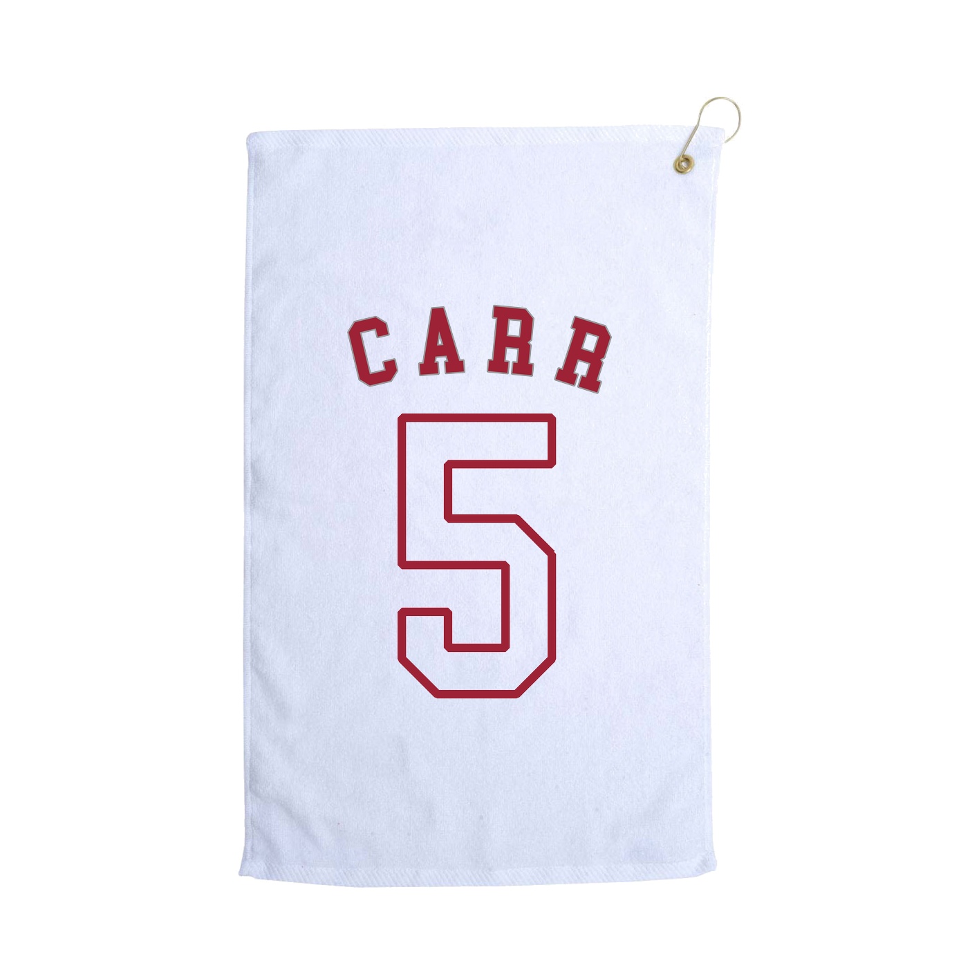 Golf Towel — Shirsey Arch in White