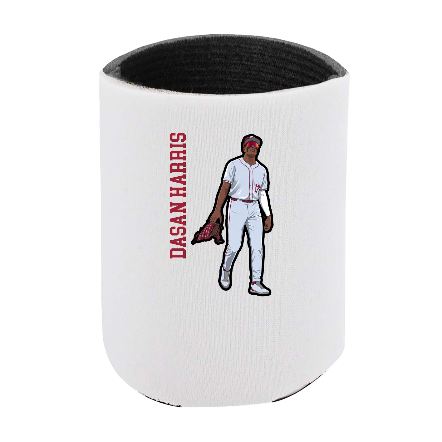 Can Holder — Name Vertical in White
