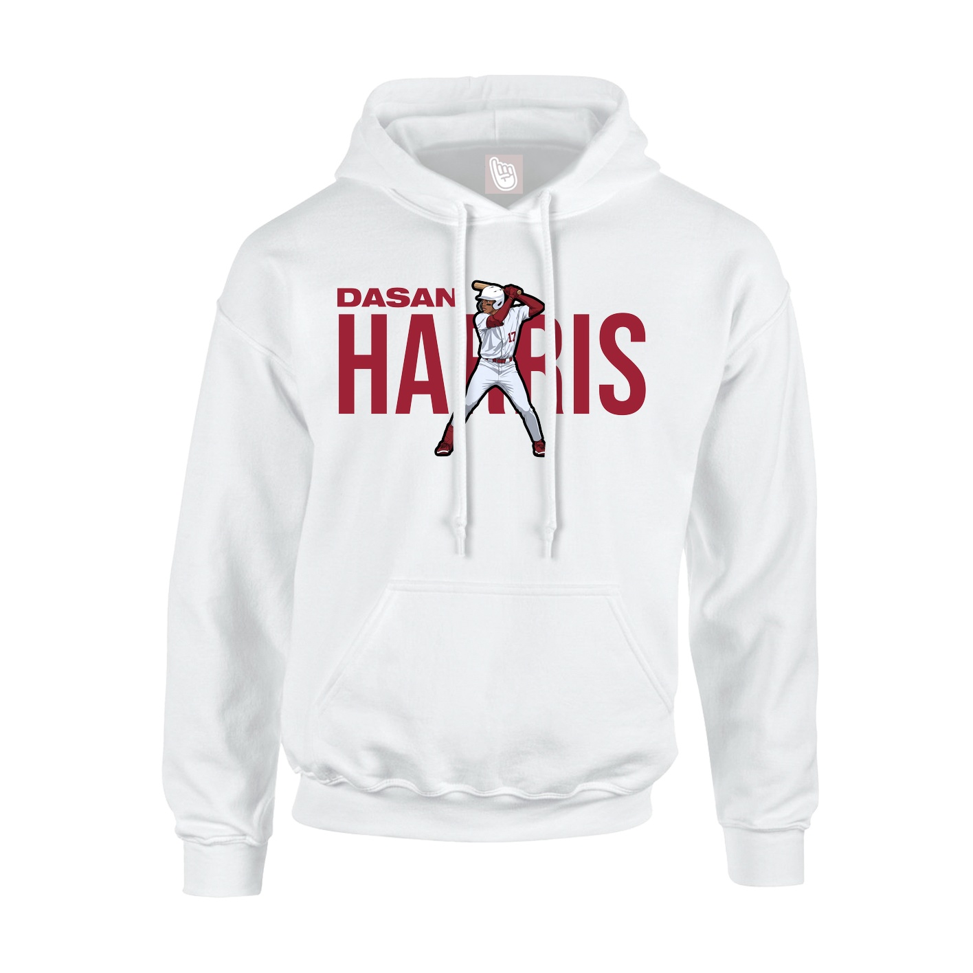 Hoodie — Player Name in White