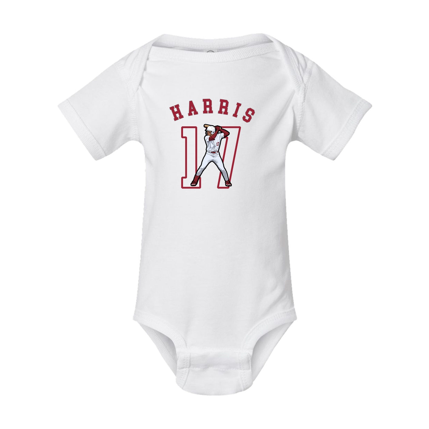 Baby Onesie — Shirsey Arch in White