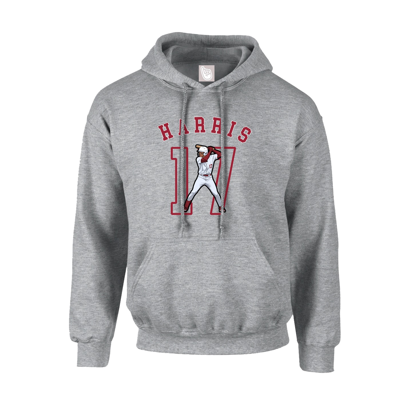 Youth Hoodie — Shirsey Arch in Grey