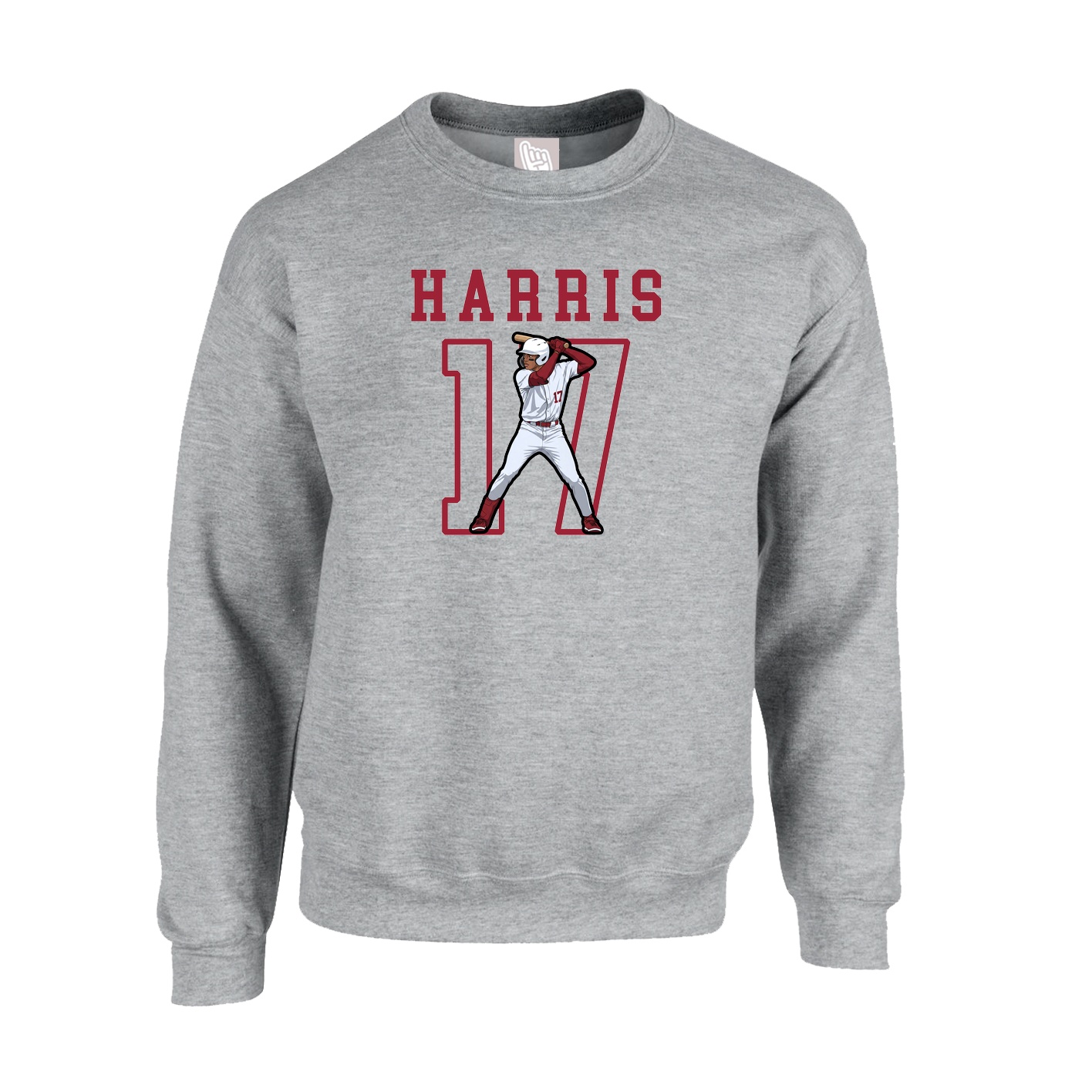 Fleece Crew — Shirsey in Grey