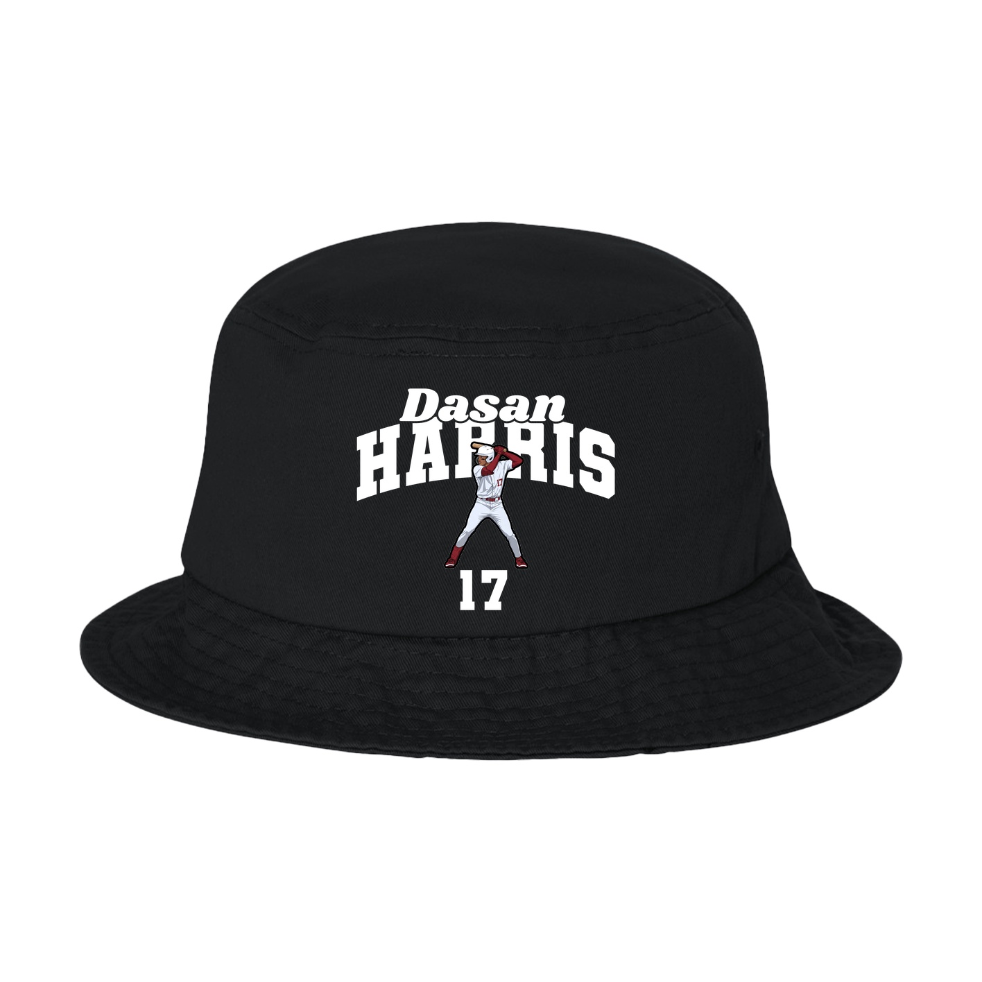 Bucket Cap — Signature Arch in Black