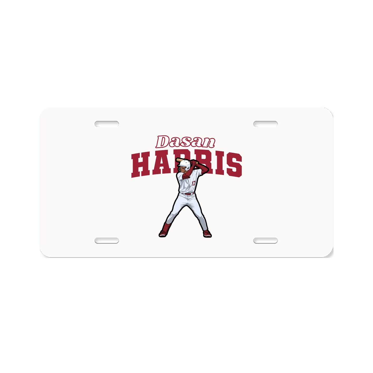 License Plate — Name Arch in Classic