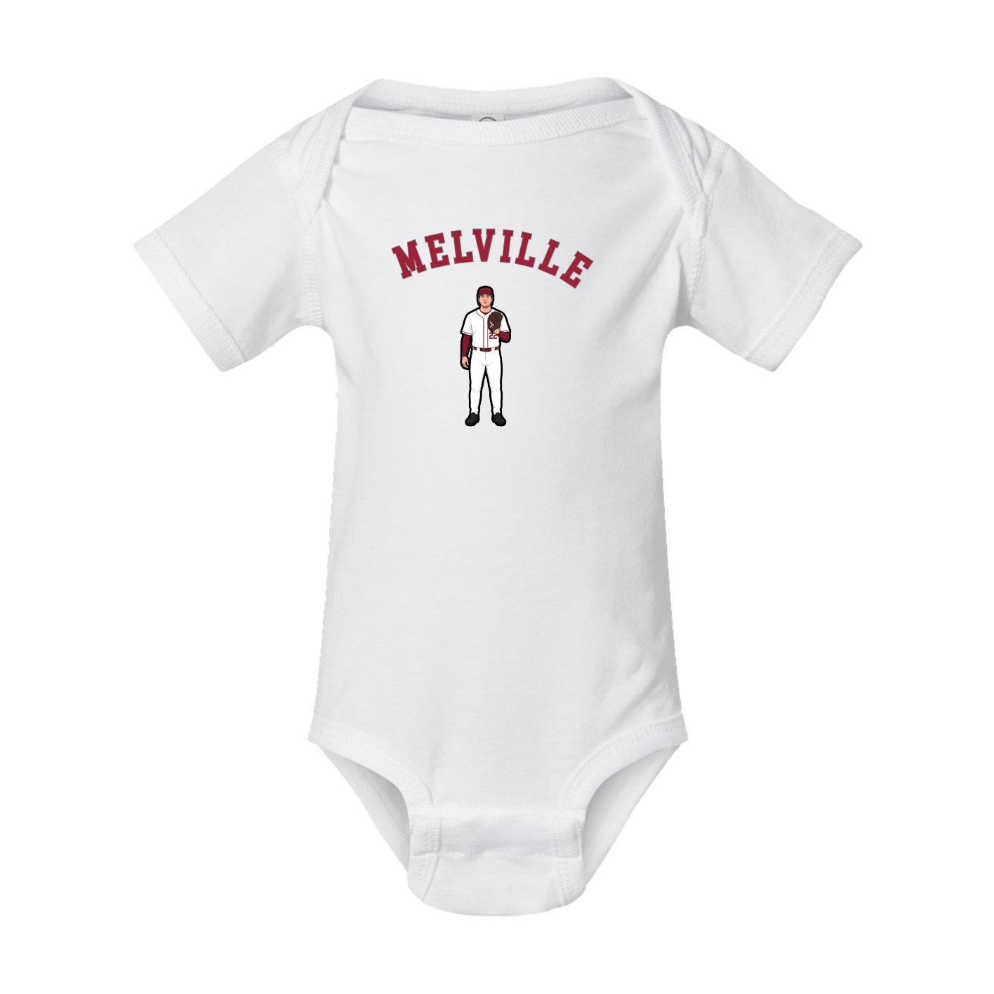Baby Onesie — Shirsey Arch in White