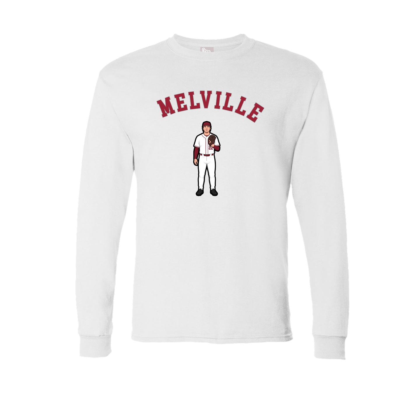 Long Sleeve Tee — Shirsey Arch in White