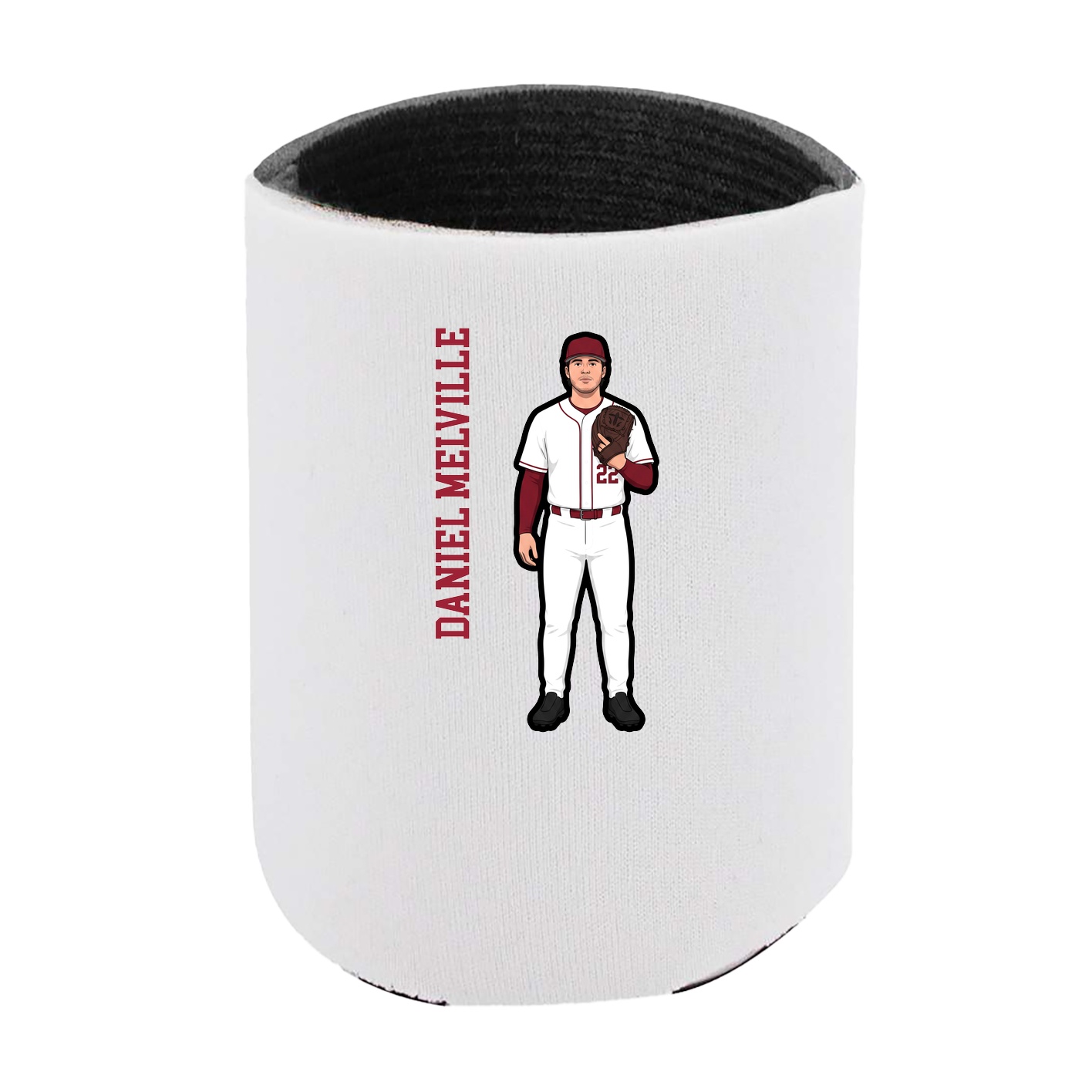 Can Holder — Name Vertical in White