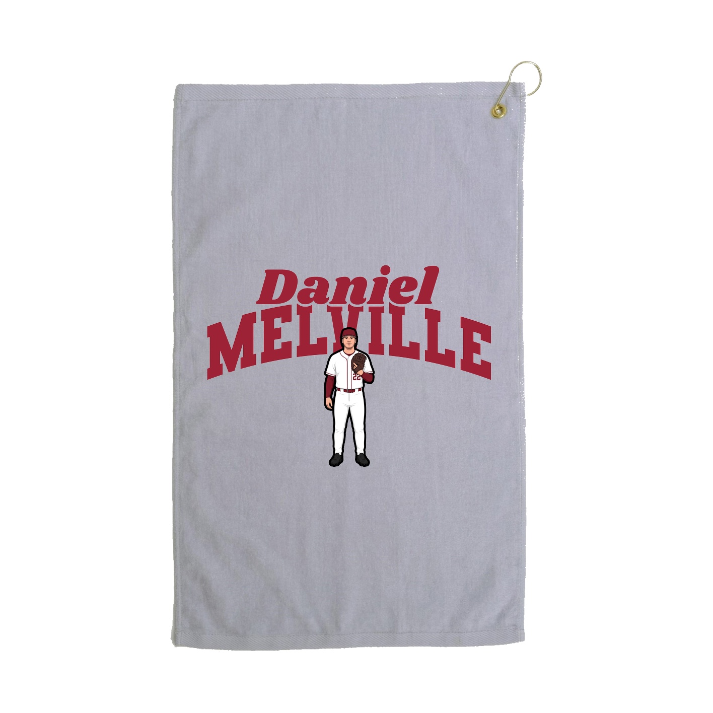 Golf Towel — Signature Arch in Grey
