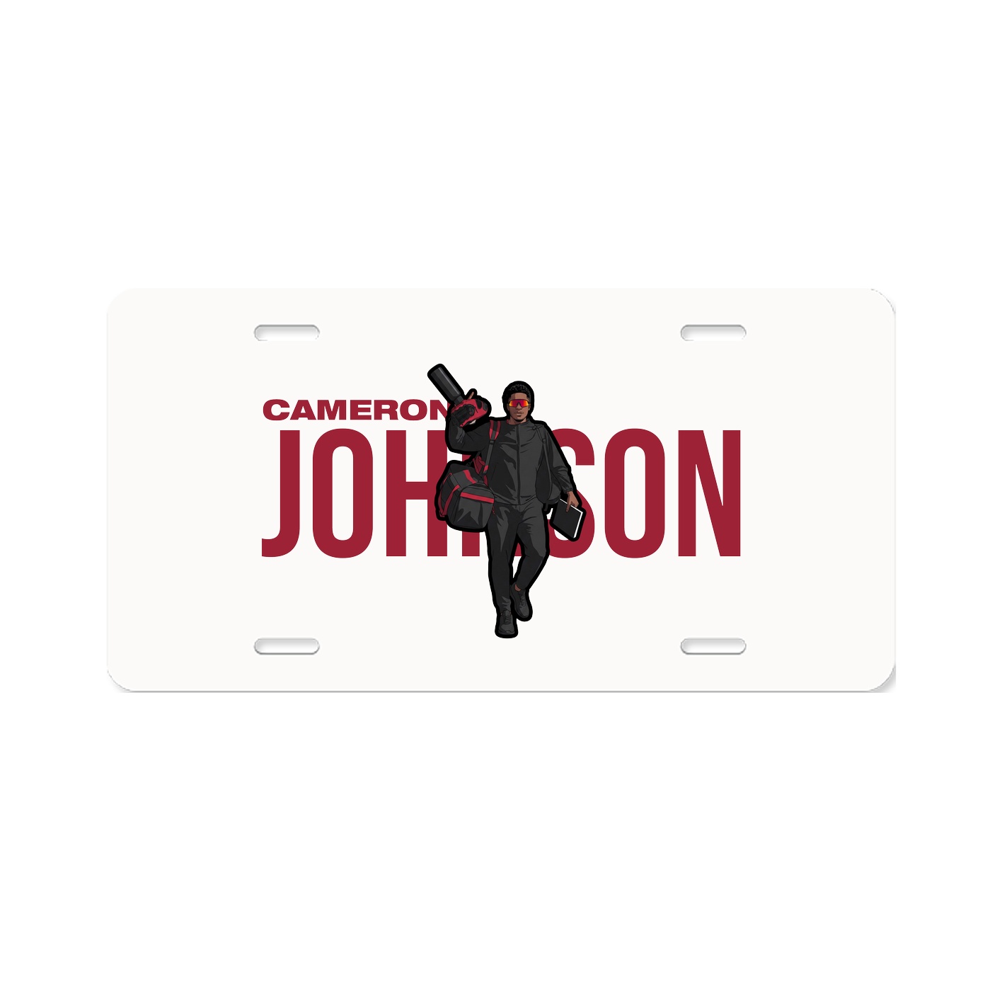 License Plate — Player Name in Classic