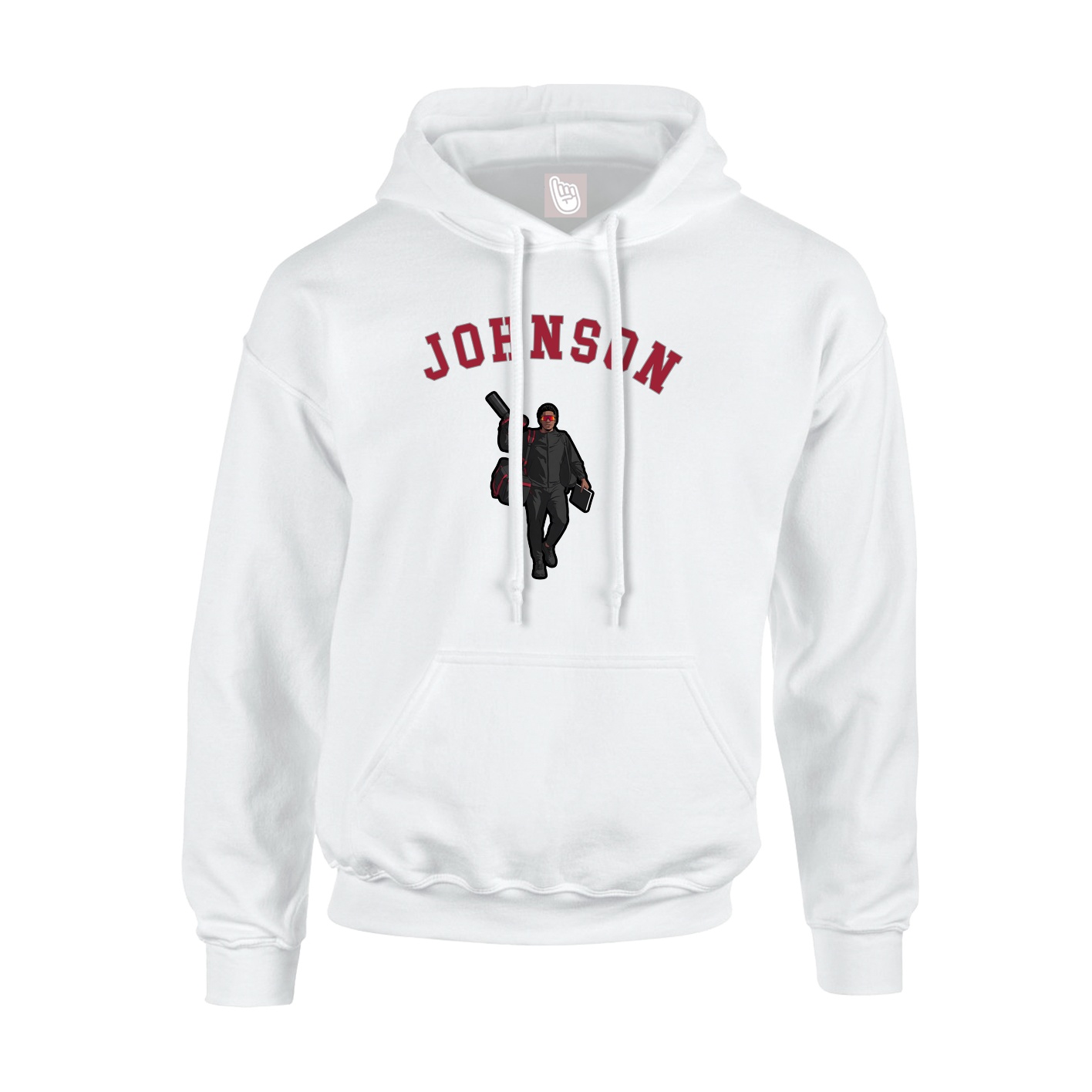 Hoodie — Shirsey Arch in White