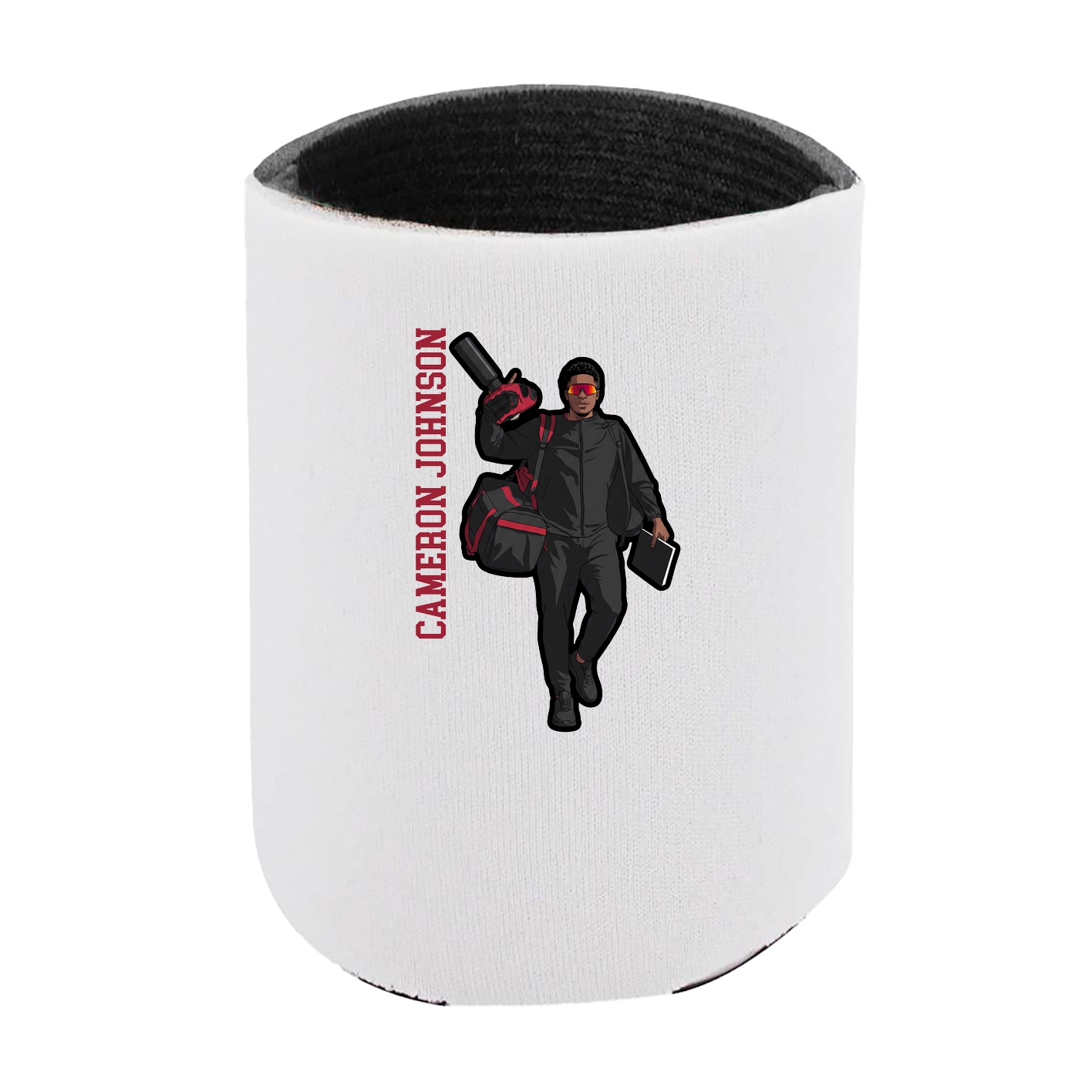 Can Holder — Name Vertical in White