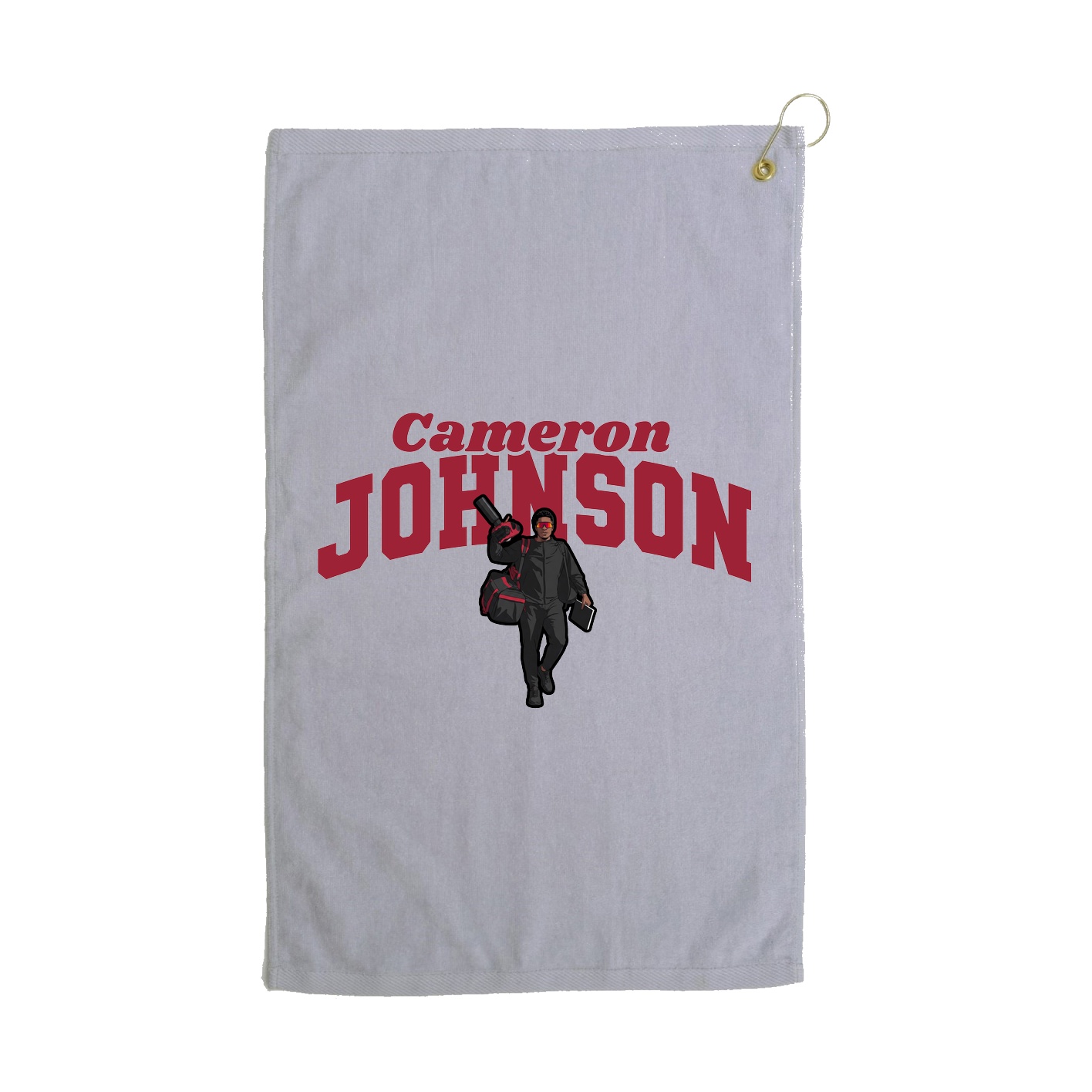 Golf Towel — Signature Arch in Grey