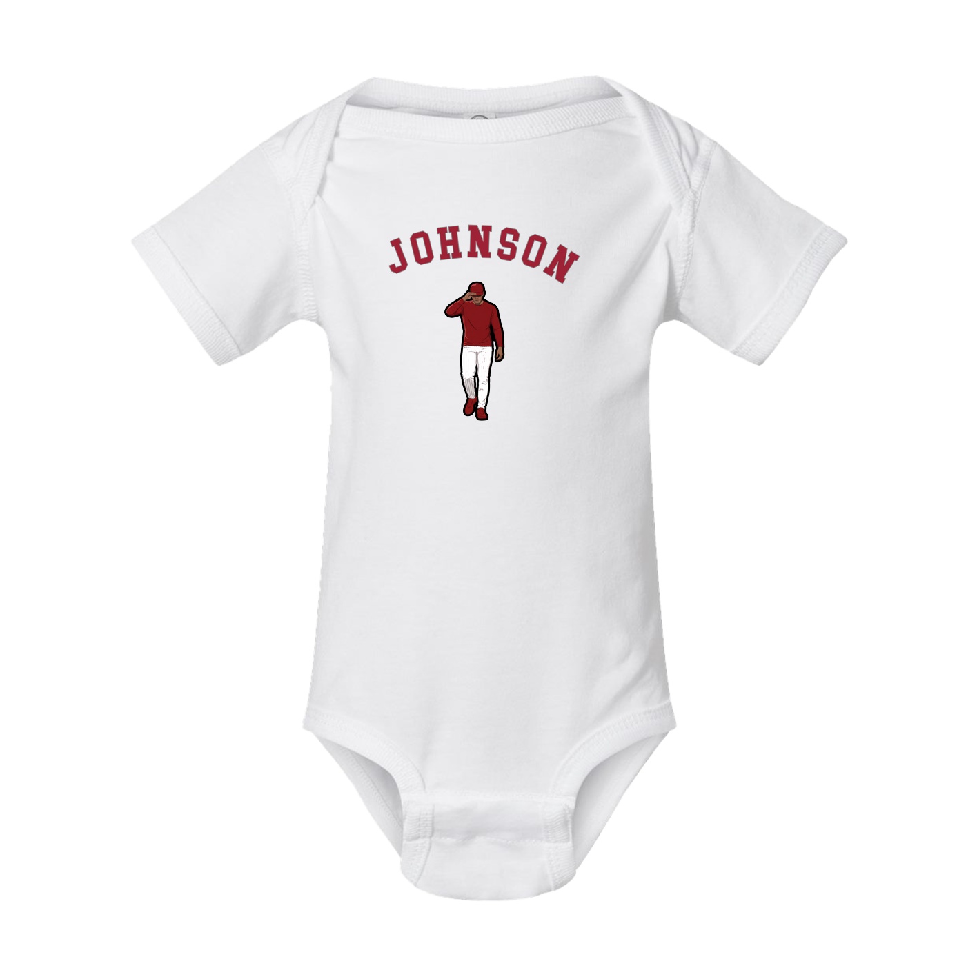 Baby Onesie — Shirsey Arch in White