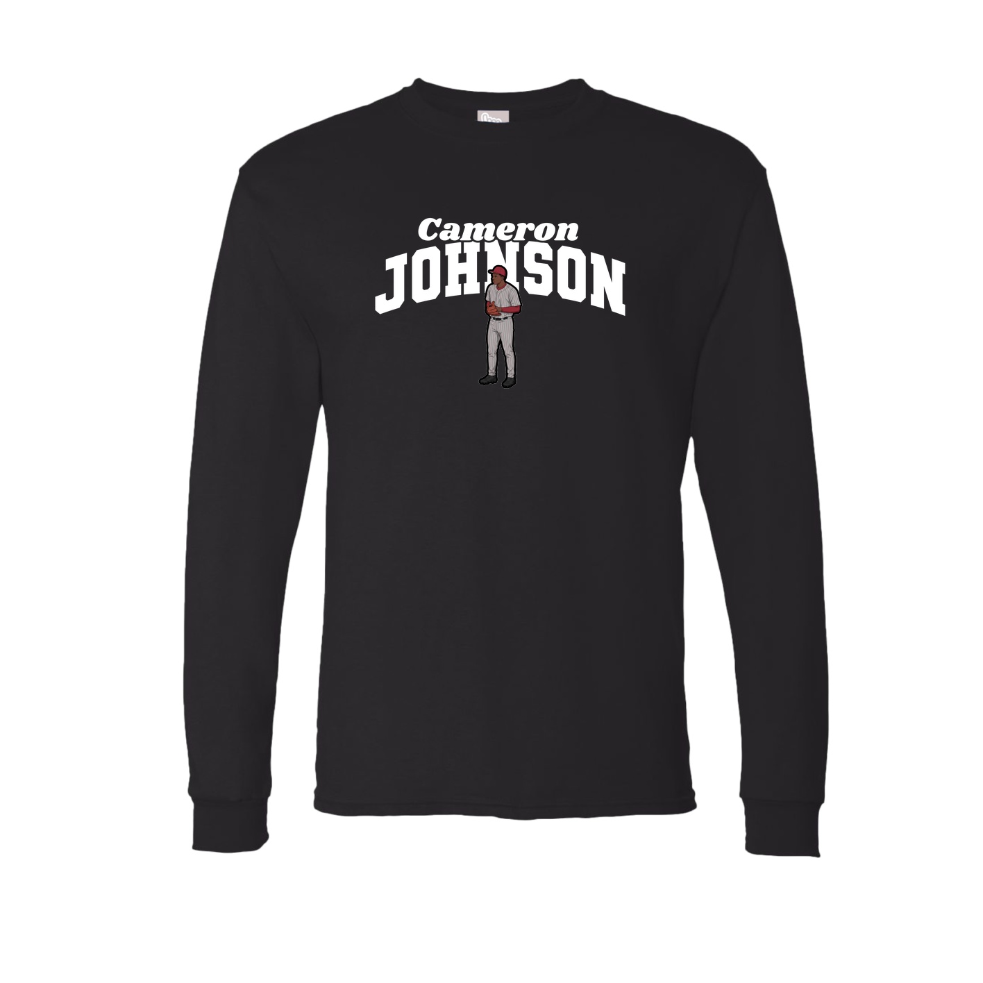 Long Sleeve Tee — Signature Arch in Black
