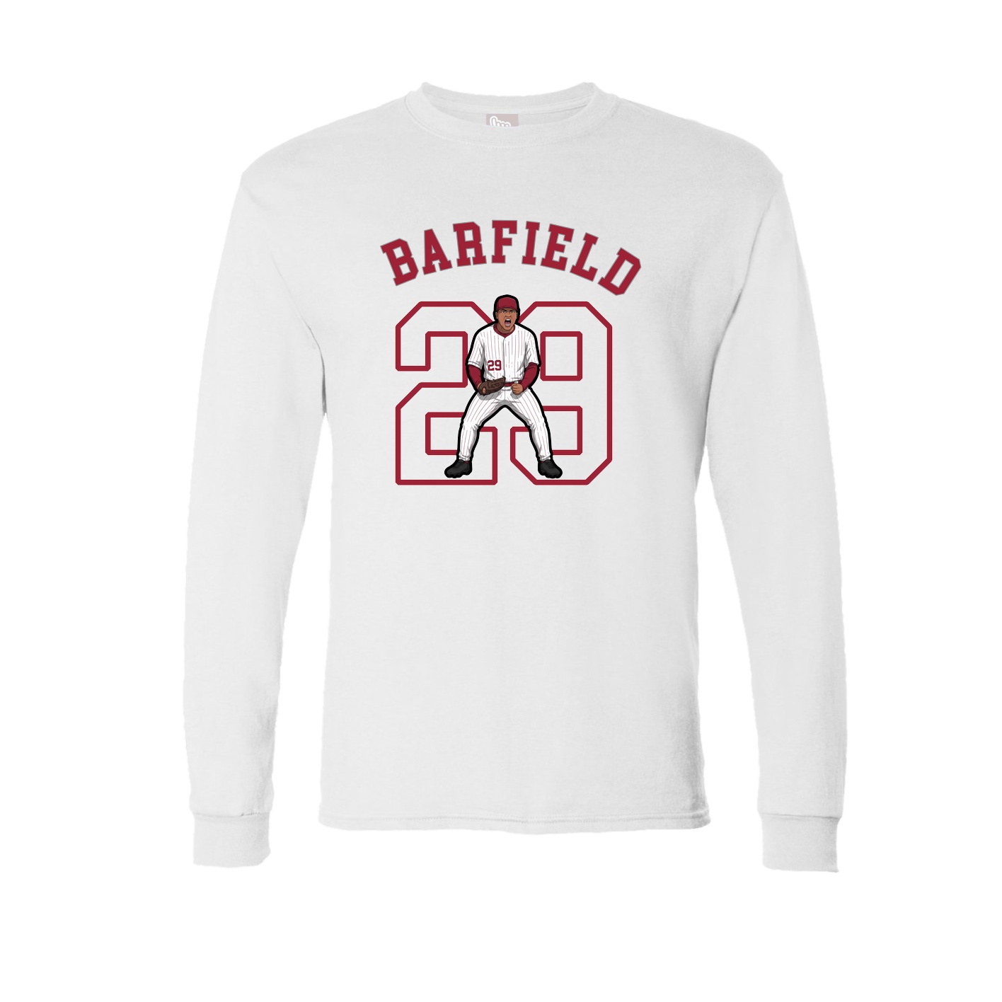 Long Sleeve Tee — Shirsey Arch in White
