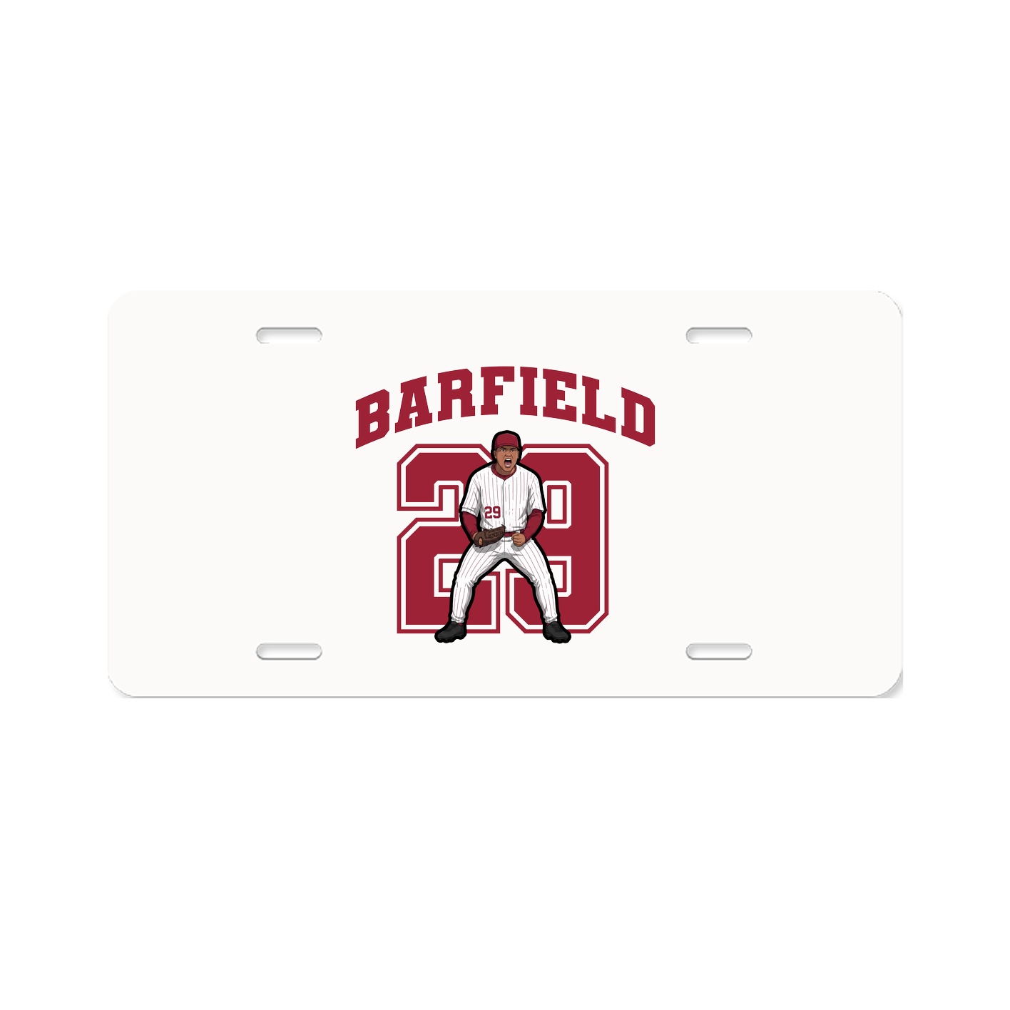 License Plate — Number in Classic