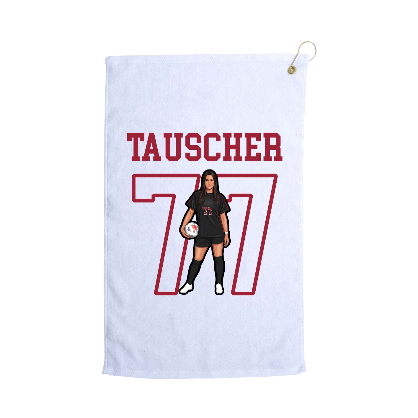 Golf Towel — Shirsey in White