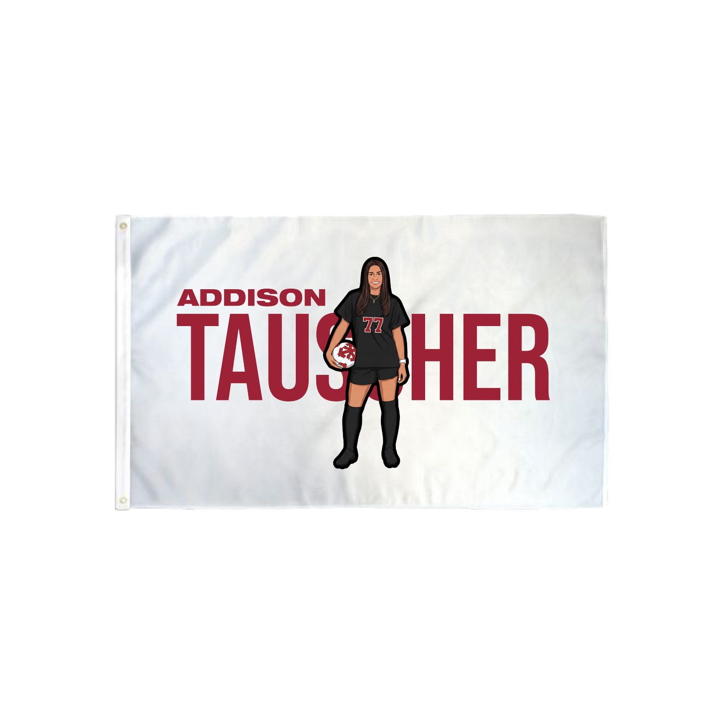 3x5 Flag — Player Name in Classic