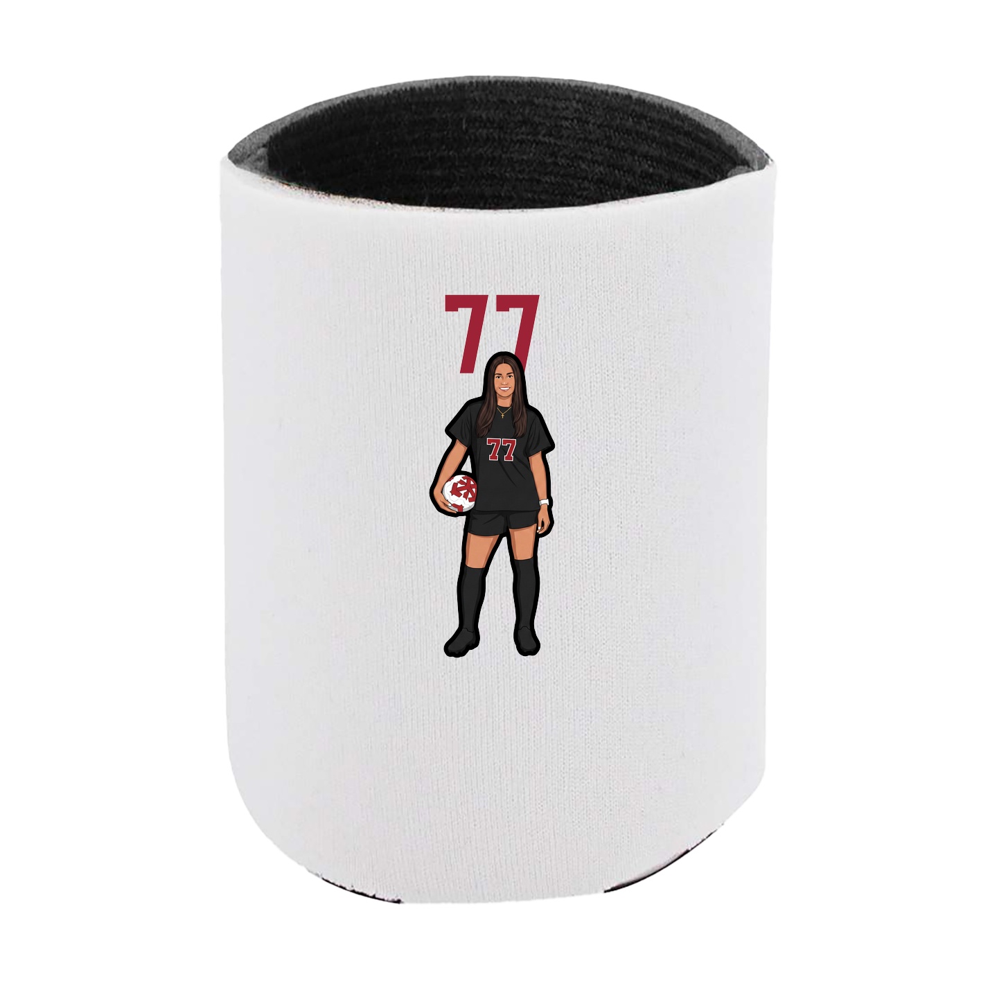 Can Holder — Number Top in White