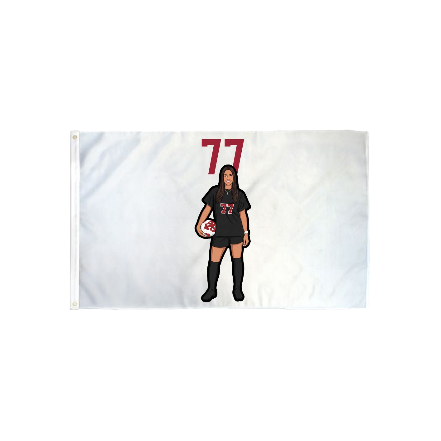 3x5 Flag — Number Top in Classic