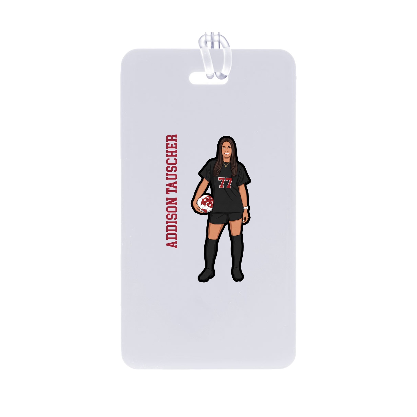 Bag Tag — Name Vertical in Classic