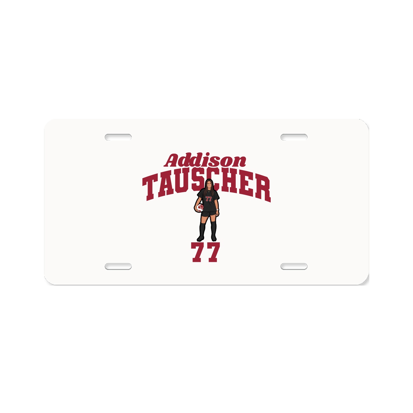 License Plate — Signature Arch in Classic