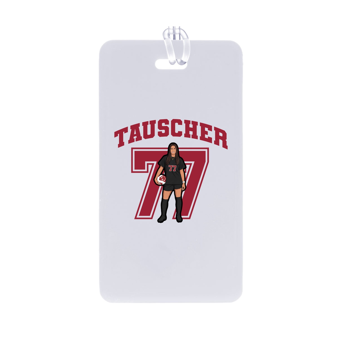 Bag Tag — Number in Classic